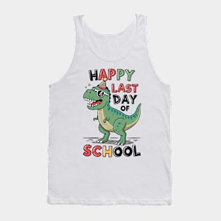 Dino "Happy last day of school" Tank Top